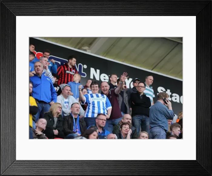 Framed Print : Brighton and Hove Albion Fans in Full Force: Rotherham United vs. Brighton and Hove Albion, April 2015 Framed Print : Brighton and Hove Albion Fans in Full Force: Rotherham United vs. Brighton and Hove Albion, April 2015