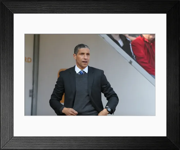 Framed Print : Chris Hughton Guides Brighton and Hove Albion in Sky Bet Championship Battle against Rotherham United (06APR15) Framed Print : Chris Hughton Guides Brighton and Hove Albion in Sky Bet Championship Battle against Rotherham United (06APR15)