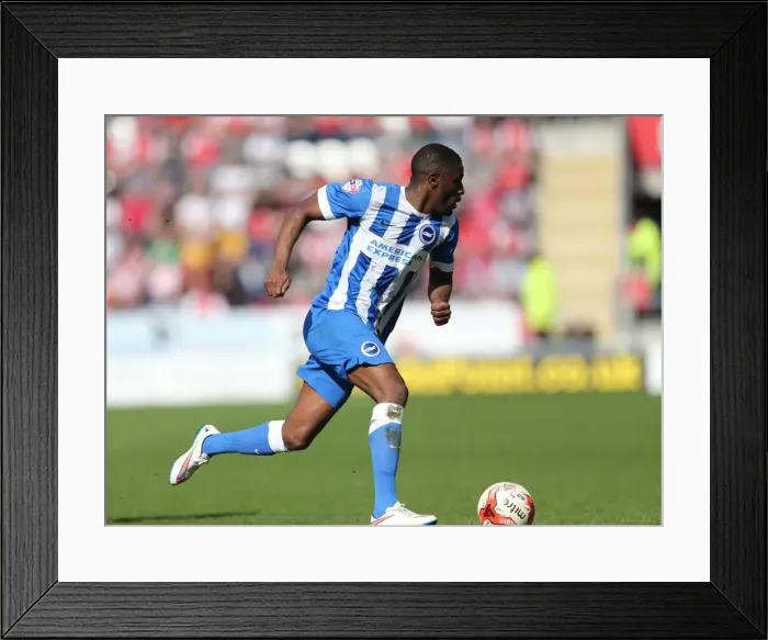 Framed Print : Mustapha Carayol: In Action for Brighton against Rotherham United, Sky Bet Championship, 6th April 2015 Framed Print : Mustapha Carayol: In Action for Brighton against Rotherham United, Sky Bet Championship, 6th April 2015