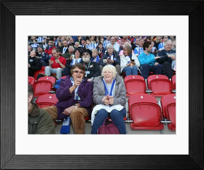 Framed Print : Brighton and Hove Albion Fans in Full Force: Rotherham United Match, April 2015 Framed Print : Brighton and Hove Albion Fans in Full Force: Rotherham United Match, April 2015