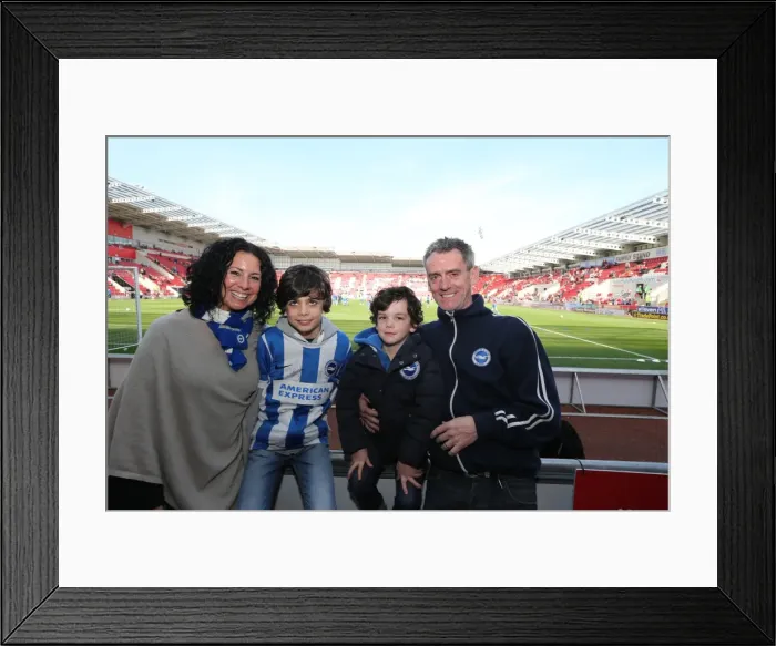 Framed Print : Brighton and Hove Albion Fans in Full Force: Rotherham United vs. Brighton and Hove Albion, April 2015 Framed Print : Brighton and Hove Albion Fans in Full Force: Rotherham United vs. Brighton and Hove Albion, April 2015