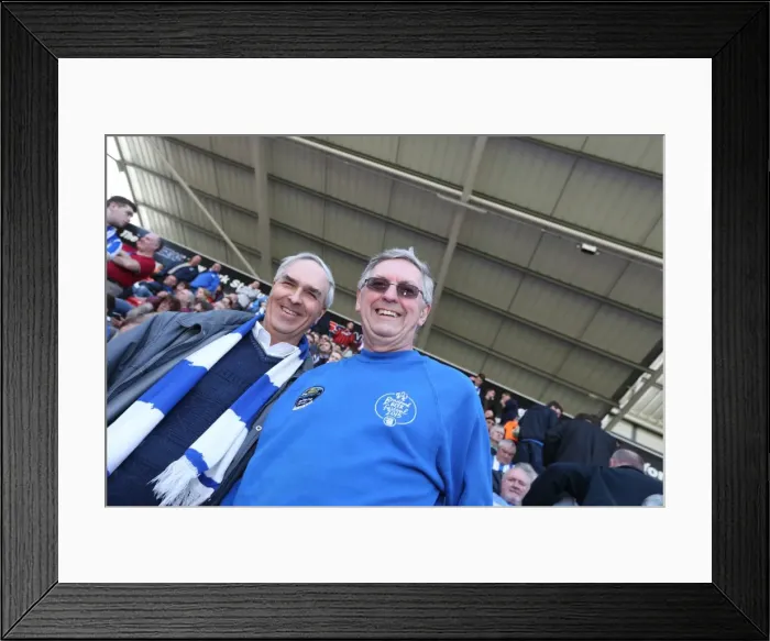 Framed Print : Brighton and Hove Albion Fans in Full Force at Rotherham United Match, April 2015 Framed Print : Brighton and Hove Albion Fans in Full Force at Rotherham United Match, April 2015