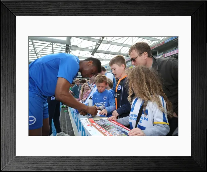 Framed Print : Seagulls Priority Training Day at Amex Stadium, April 8, 2015