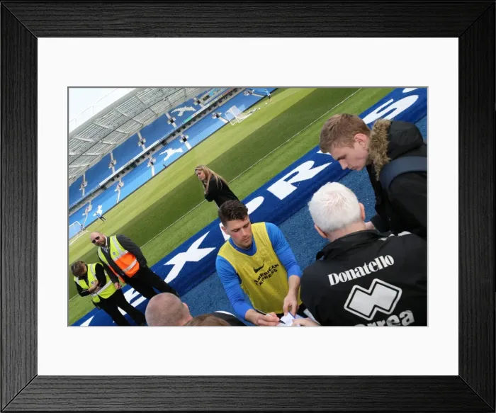 Framed Print : Seagulls Priority Training Day at Amex Stadium, April 8, 2015