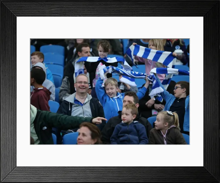 Framed Print : Passionate Showdown: Brighton & Hove Albion vs. AFC Bournemouth (10APR15) Framed Print : Passionate Showdown: Brighton & Hove Albion vs. AFC Bournemouth (10APR15)