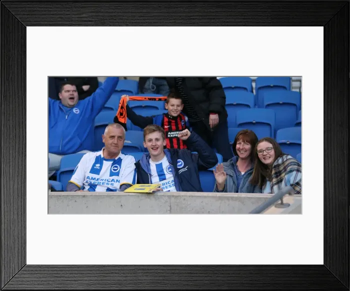 Framed Print : Brighton and Hove Albion Fans in Full Force: Sky Bet Championship Match vs AFC Bournemouth (10APR15) Framed Print : Brighton and Hove Albion Fans in Full Force: Sky Bet Championship Match vs AFC Bournemouth (10APR15)