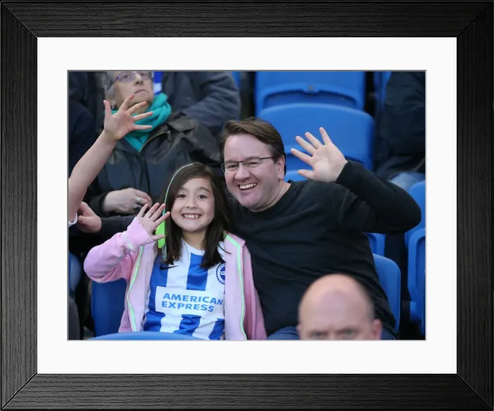 Framed Print : Brighton and Hove Albion Fans in Full Throat during Sky Bet Championship Clash vs. AFC Bournemouth (10APR15) Framed Print : Brighton and Hove Albion Fans in Full Throat during Sky Bet Championship Clash vs. AFC Bournemouth (10APR15)