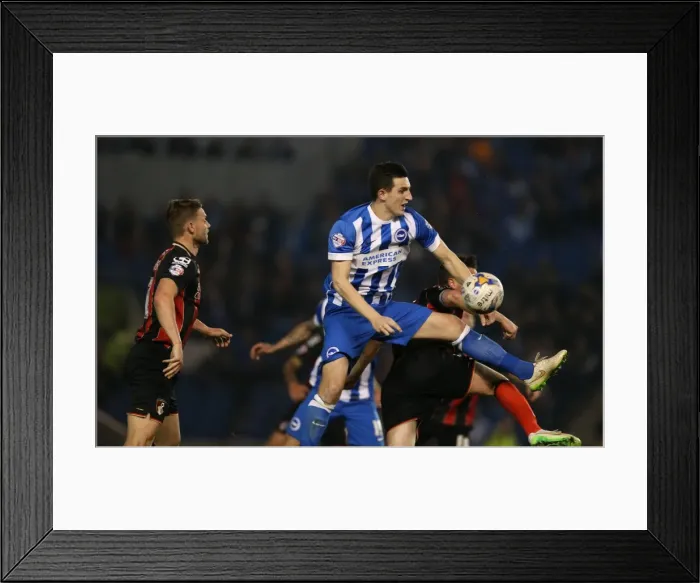 Framed Print : Lewis Dunk in Action: Brighton and Hove Albion vs. AFC Bournemouth (April 2015) Framed Print : Lewis Dunk in Action: Brighton and Hove Albion vs. AFC Bournemouth (April 2015)