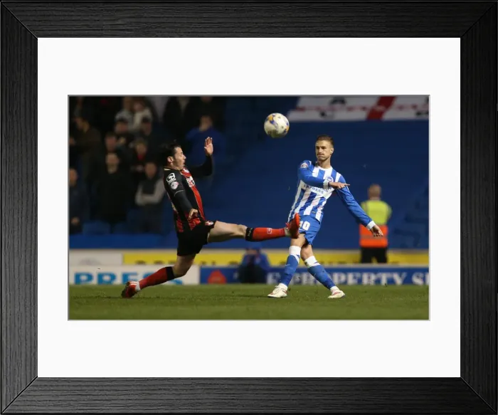 Framed Print : Joe Bennett in Action: Brighton and Hove Albion vs AFC Bournemouth (April 10, 2015) Framed Print : Joe Bennett in Action: Brighton and Hove Albion vs AFC Bournemouth (April 10, 2015)