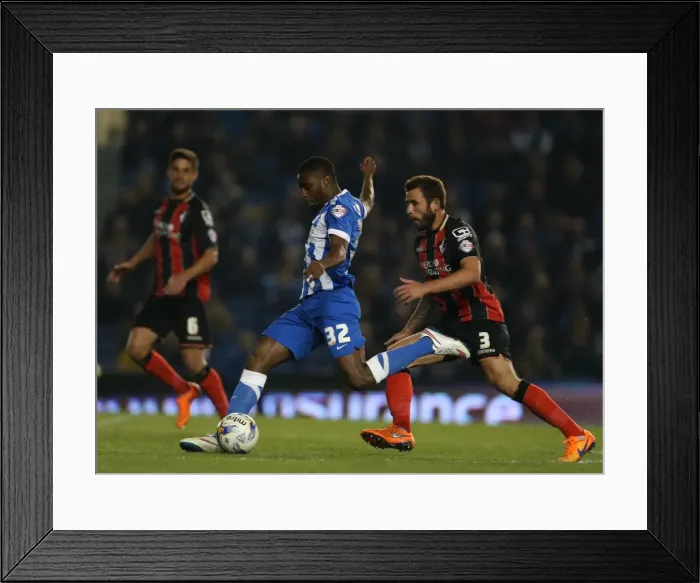 Framed Print : Brighton Midfielder Mustapha Carayol in Action Against AFC Bournemouth (10APR15) Framed Print : Brighton Midfielder Mustapha Carayol in Action Against AFC Bournemouth (10APR15)