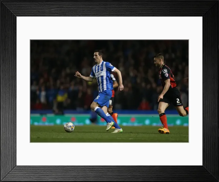 Framed Print : Brighton and Hove Albion's Lewis Dunk in Action Against AFC Bournemouth (April 2015) Framed Print : Brighton and Hove Albion's Lewis Dunk in Action Against AFC Bournemouth (April 2015)