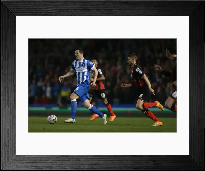Framed Print : Lewis Dunk in Action: Brighton and Hove Albion vs AFC Bournemouth (April 2015) Framed Print : Lewis Dunk in Action: Brighton and Hove Albion vs AFC Bournemouth (April 2015)