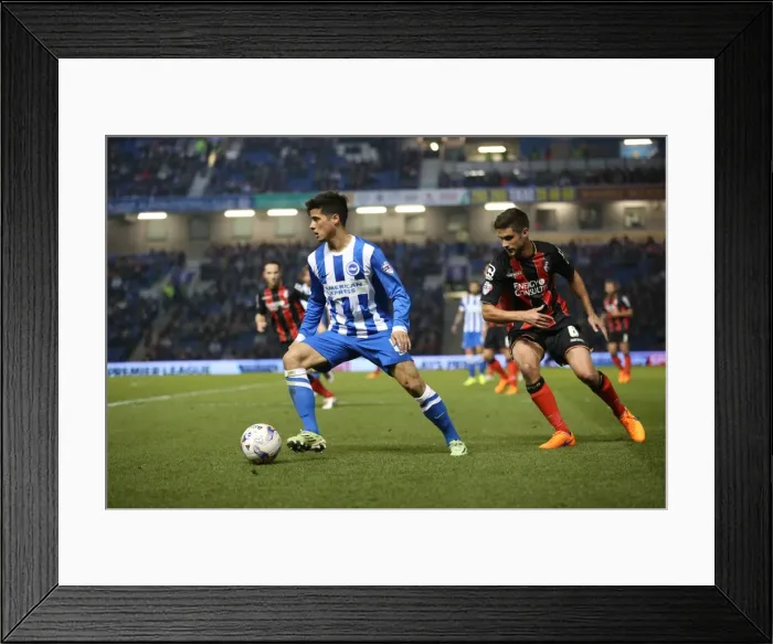 Framed Print : Joao Carlos Teixeira in Action: Brighton Midfielder Fights for Possession against AFC Bournemouth (April 10, 2015) Framed Print : Joao Carlos Teixeira in Action: Brighton Midfielder Fights for Possession against AFC Bournemouth (April 10, 2015)