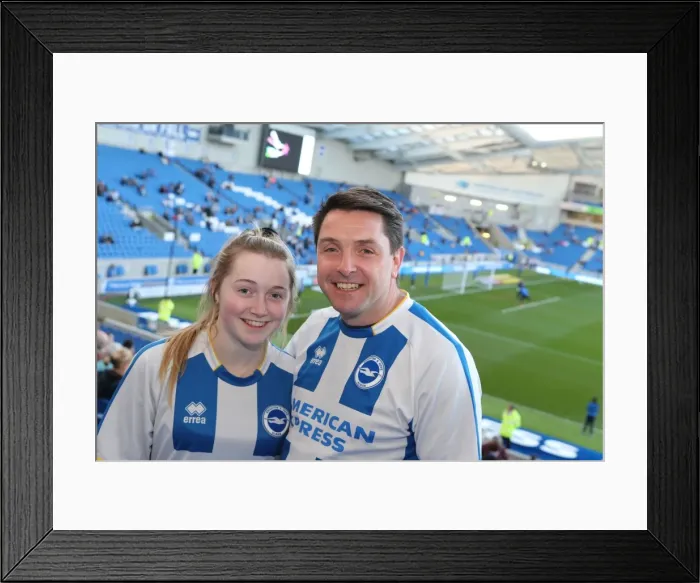 Framed Print : Brighton and Hove Albion Fans in Full Force: Sky Bet Championship Match vs. Huddersfield Town (14 April 2015) Framed Print : Brighton and Hove Albion Fans in Full Force: Sky Bet Championship Match vs. Huddersfield Town (14 April 2015)