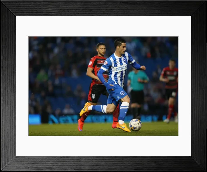 Framed Print : Beram Kayal in Action: Brighton vs. Huddersfield (14APR15) Framed Print : Beram Kayal in Action: Brighton vs. Huddersfield (14APR15)