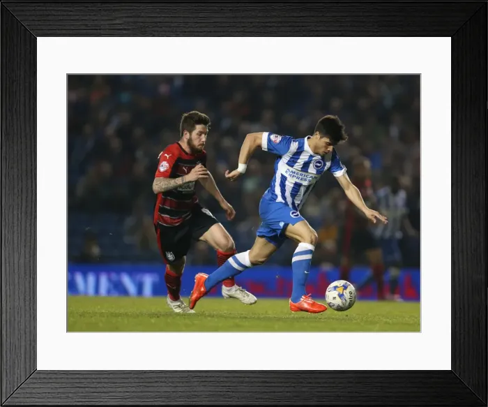 Framed Print : Brighton Midfielder Joao Carlos Teixeira in Action against Huddersfield Town, Sky Bet Championship 2015 Framed Print : Brighton Midfielder Joao Carlos Teixeira in Action against Huddersfield Town, Sky Bet Championship 2015