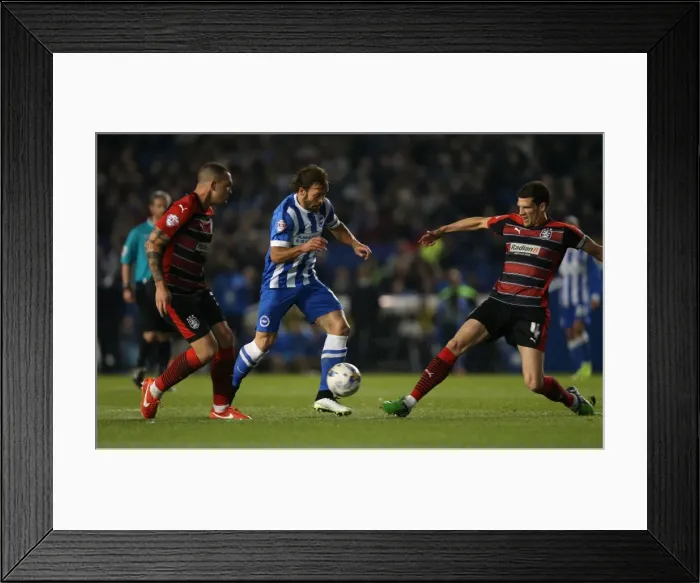 Framed Print : Brighton & Hove Albion vs Huddersfield Town: Inigo Calderon in Action (Sky Bet Championship, 14APR15) Framed Print : Brighton & Hove Albion vs Huddersfield Town: Inigo Calderon in Action (Sky Bet Championship, 14APR15)