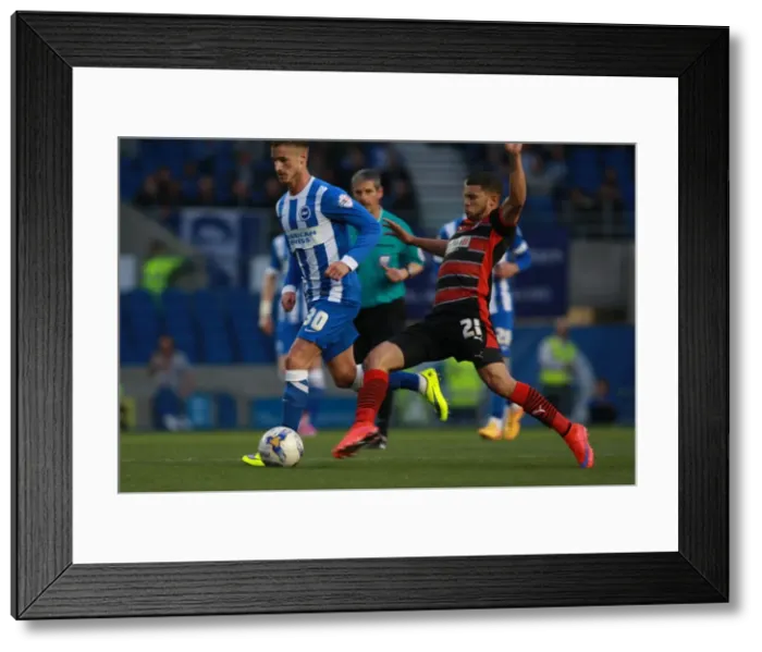 Framed Print : Brighton and Hove Albion's Joe Bennett in Action Against Huddersfield Town (April 2015) Framed Print : Brighton and Hove Albion's Joe Bennett in Action Against Huddersfield Town (April 2015)