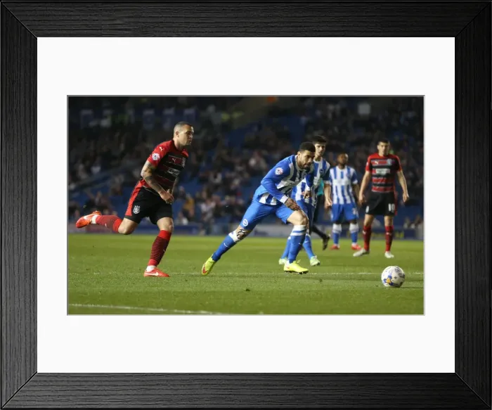 Framed Print : Leon Best Scores the Winning Goal for Brighton & Hove Albion Against Huddersfield Town (14APR15) Framed Print : Leon Best Scores the Winning Goal for Brighton & Hove Albion Against Huddersfield Town (14APR15)
