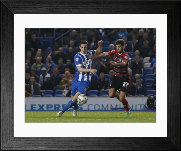 Framed Print : Brighton & Hove Albion's Lewis Dunk in Action Against Huddersfield Town (April 2015) Framed Print : Brighton & Hove Albion's Lewis Dunk in Action Against Huddersfield Town (April 2015)