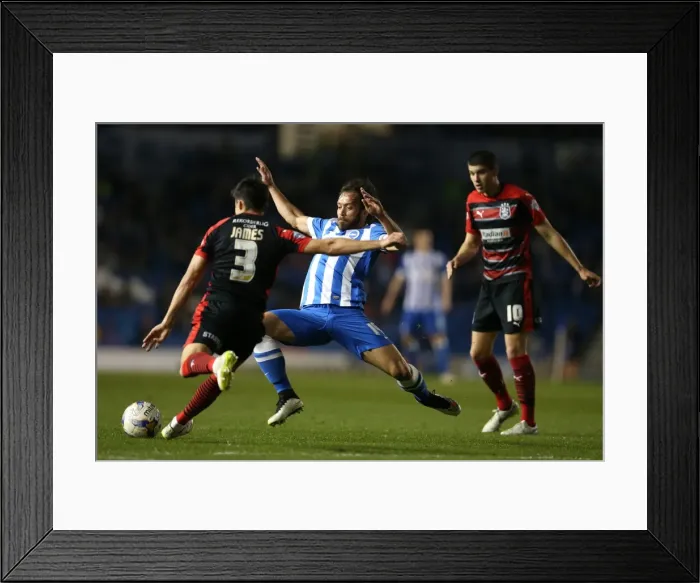 Framed Print : Brighton & Hove Albion vs. Huddersfield Town: Inigo Calderon in Action (14APR15) Framed Print : Brighton & Hove Albion vs. Huddersfield Town: Inigo Calderon in Action (14APR15)