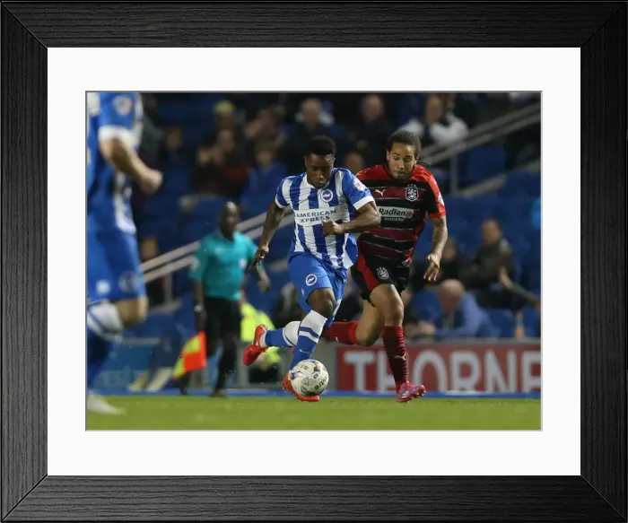 Framed Print : Brighton's LuaLua in Action: Brighton and Hove Albion vs. Huddersfield Town AFC (14APR15) Framed Print : Brighton's LuaLua in Action: Brighton and Hove Albion vs. Huddersfield Town AFC (14APR15)