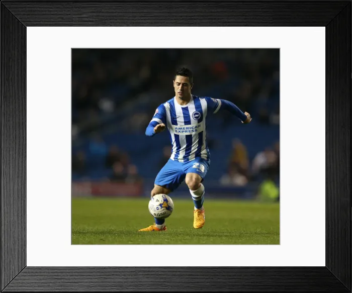 Framed Print : Brighton Midfielder Beram Kayal in Action Against Huddersfield Town (14APR15) Framed Print : Brighton Midfielder Beram Kayal in Action Against Huddersfield Town (14APR15)