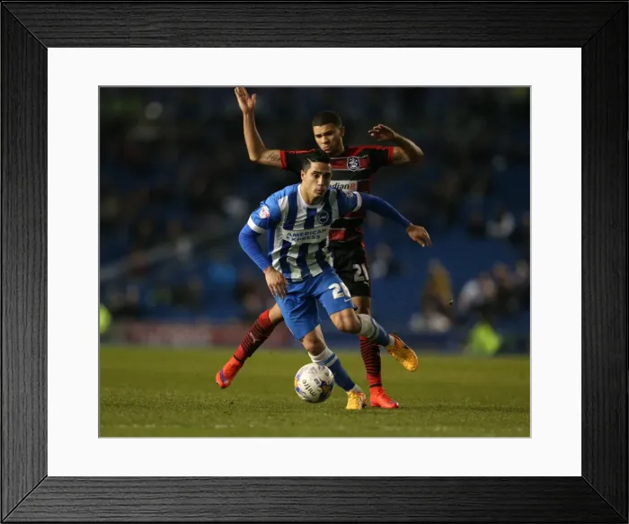 Framed Print : Beram Kayal in Action: Brighton Midfielder Battles Huddersfield Town (April 2015) Framed Print : Beram Kayal in Action: Brighton Midfielder Battles Huddersfield Town (April 2015)