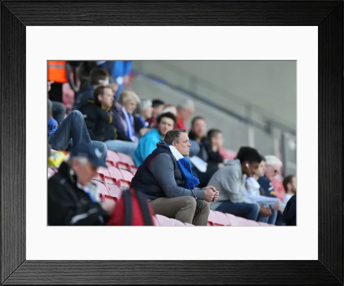 Framed Print : Brighton and Hove Albion Fans Unwavering Support at Wigan Athletic Championship Match, 18th April 2015 Framed Print : Brighton and Hove Albion Fans Unwavering Support at Wigan Athletic Championship Match, 18th April 2015