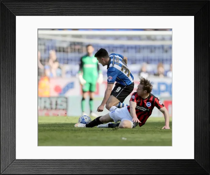 Framed Print : Craig Mackail-Smith in Action: Wigan Athletic vs. Brighton and Hove Albion, Sky Bet Championship, 18th April 2015 Framed Print : Craig Mackail-Smith in Action: Wigan Athletic vs. Brighton and Hove Albion, Sky Bet Championship, 18th April 2015