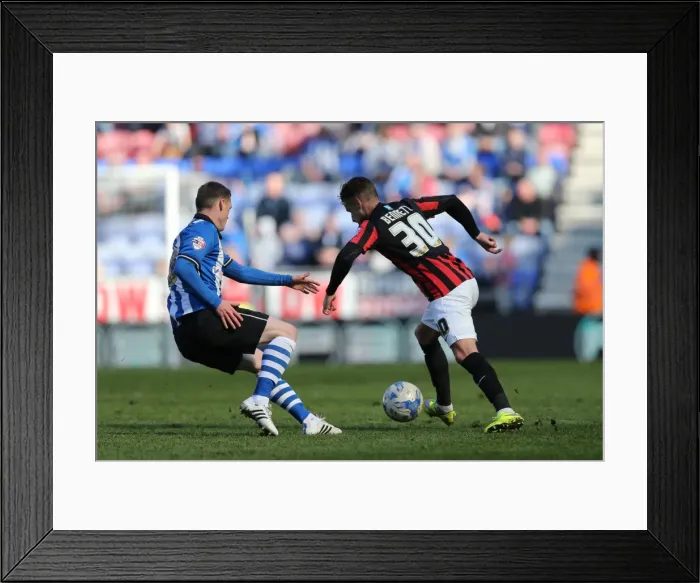 Framed Print : Joe Bennett in Action: Wigan Athletic vs. Brighton & Hove Albion, Sky Bet Championship 2015 Framed Print : Joe Bennett in Action: Wigan Athletic vs. Brighton & Hove Albion, Sky Bet Championship 2015