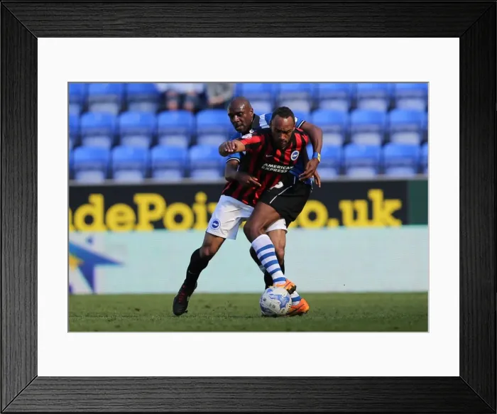 Framed Print : Chris O'Grady in Action: Wigan Athletic vs. Brighton and Hove Albion, Sky Bet Championship, 18th April 2015 Framed Print : Chris O'Grady in Action: Wigan Athletic vs. Brighton and Hove Albion, Sky Bet Championship, 18th April 2015