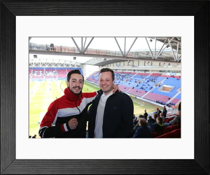 Framed Print : Brighton and Hove Albion Fans in Full Force: A Sea of Colors at Wigan Athletic Championship Match (18th April 2015) Framed Print : Brighton and Hove Albion Fans in Full Force: A Sea of Colors at Wigan Athletic Championship Match (18th April 2015)