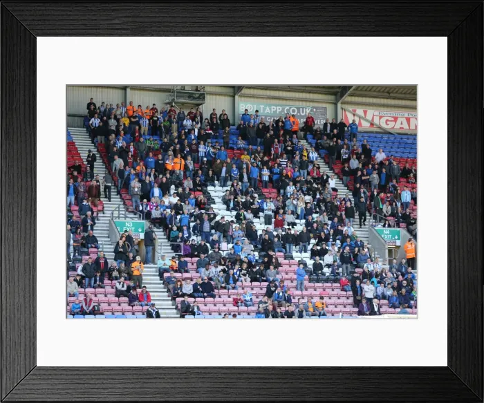 Framed Print : Wigan Athletic 18APR15 Framed Print : Wigan Athletic 18APR15
