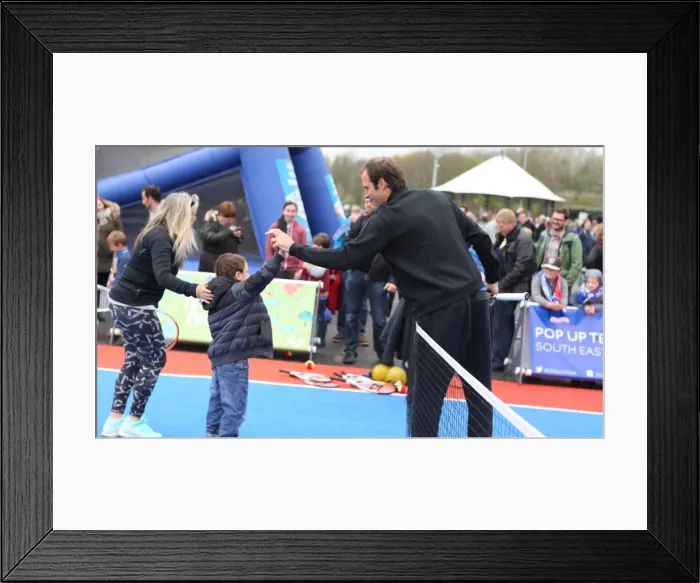 Framed Print : Unconventional Rivalry: Brighton & Hove Albion vs. Watford - A Surprising Tennis Interlude with Greg Rusedski Framed Print : Unconventional Rivalry: Brighton & Hove Albion vs. Watford - A Surprising Tennis Interlude with Greg Rusedski