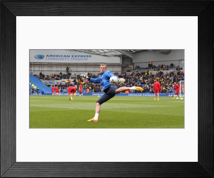 Framed Print : Christian Walton in Action: Brighton & Hove Albion vs. Watford (25APR15) Framed Print : Christian Walton in Action: Brighton & Hove Albion vs. Watford (25APR15)