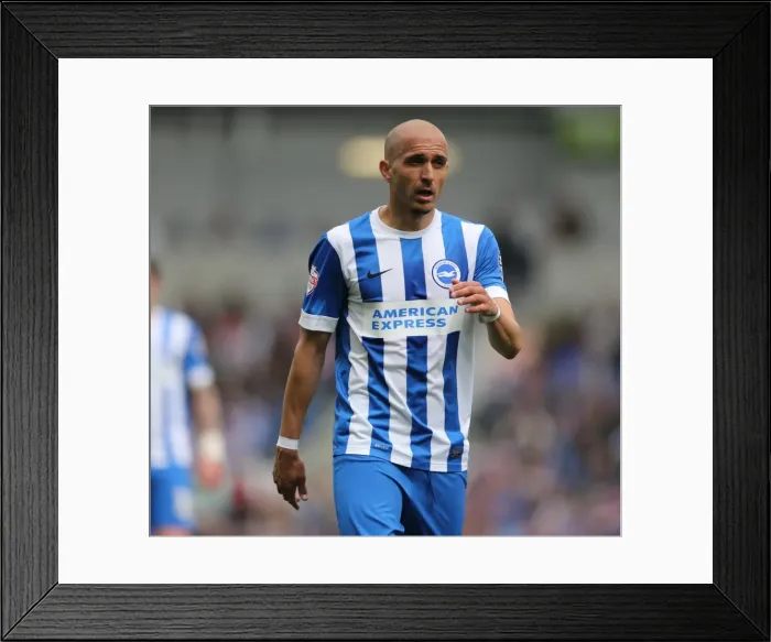 Framed Print : Bruno Saltor in Action: Brighton & Hove Albion vs. Watford, Sky Bet Championship 2015 (25APR15) Framed Print : Bruno Saltor in Action: Brighton & Hove Albion vs. Watford, Sky Bet Championship 2015 (25APR15)