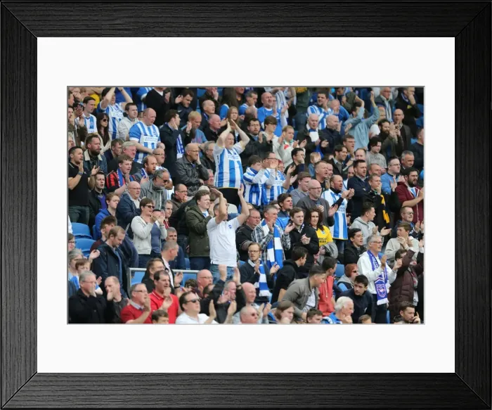 Framed Print : Passionate Moment: Brighton and Hove Albion vs. Watford (25APR15) - American Express Community Stadium Framed Print : Passionate Moment: Brighton and Hove Albion vs. Watford (25APR15) - American Express Community Stadium