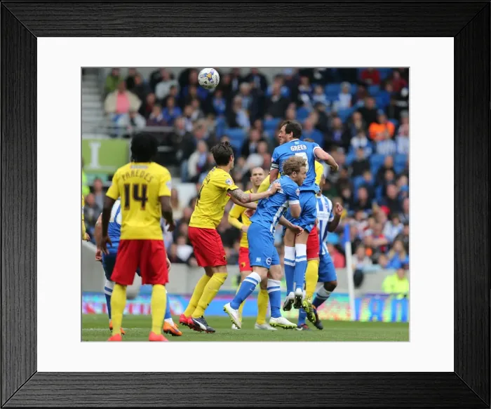Framed Print : Lewis Dunk in Action: Brighton & Hove Albion vs. Watford (25APR15) Framed Print : Lewis Dunk in Action: Brighton & Hove Albion vs. Watford (25APR15)