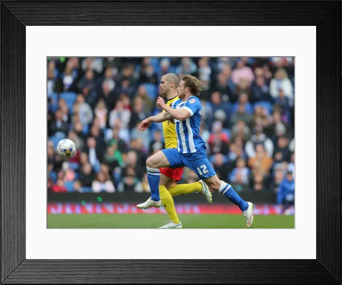Framed Print : Craig Mackail-Smith in Action: Brighton & Hove Albion vs. Watford, 25 April 2015 Framed Print : Craig Mackail-Smith in Action: Brighton & Hove Albion vs. Watford, 25 April 2015