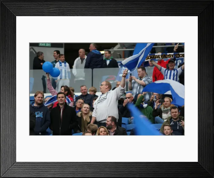 Framed Print : Intense Championship Showdown: Brighton & Hove Albion vs. Watford (25APR15) Framed Print : Intense Championship Showdown: Brighton & Hove Albion vs. Watford (25APR15)