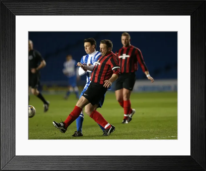 Framed Print : Play on the Pitch: Brighton & Hove Albion at American Express Community Stadium (27 April 2015) Framed Print : Play on the Pitch: Brighton & Hove Albion at American Express Community Stadium (27 April 2015)