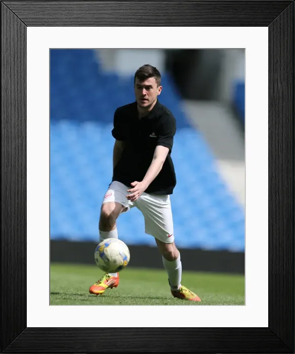 Framed Print : Brighton & Hove Albion: Play on the Pitch - 28 April 2015, American Express Community Stadium Framed Print : Brighton & Hove Albion: Play on the Pitch - 28 April 2015, American Express Community Stadium