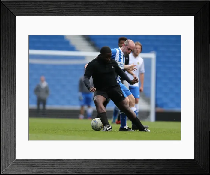 Framed Print : Brighton & Hove Albion: Play on the Pitch - APRIL 2015, American Express Community Stadium Framed Print : Brighton & Hove Albion: Play on the Pitch - APRIL 2015, American Express Community Stadium