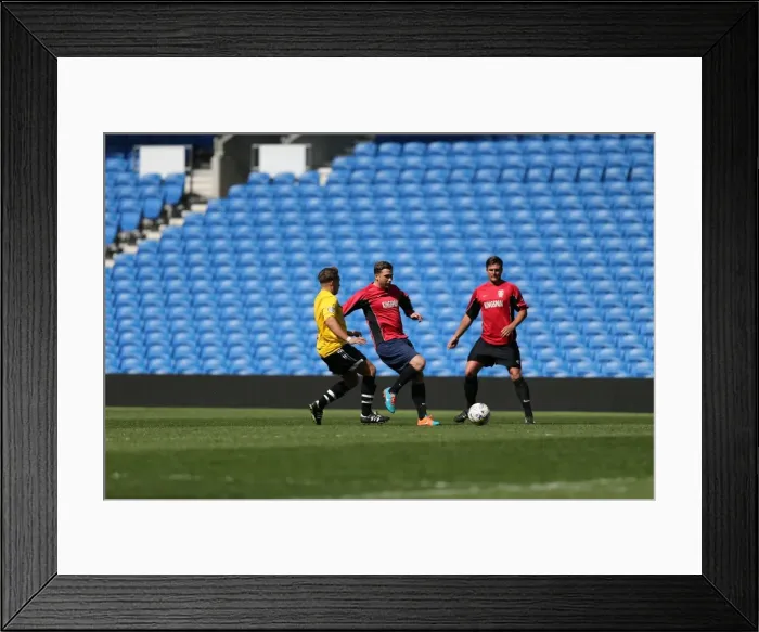 Framed Print : BHAFC Play on the pitch Framed Print : BHAFC Play on the pitch
