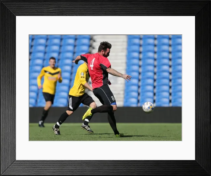 Framed Print : Brighton & Hove Albion: Play on the Pitch - American Express Community Stadium (April 2015) Framed Print : Brighton & Hove Albion: Play on the Pitch - American Express Community Stadium (April 2015)