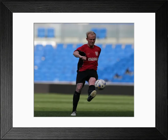 Framed Print : Brighton & Hove Albion: Play on the Pitch - American Express Community Stadium (April 2015)