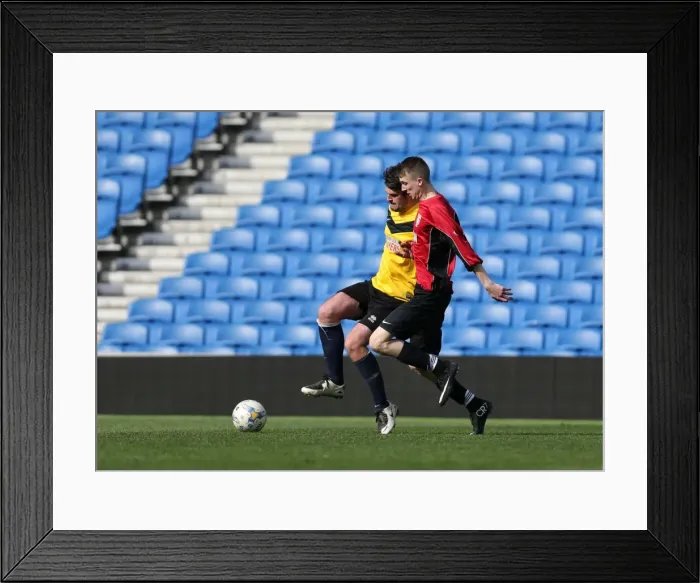 Framed Print : Brighton & Hove Albion: Play on the Pitch - American Express Community Stadium (April 28, 2015) Framed Print : Brighton & Hove Albion: Play on the Pitch - American Express Community Stadium (April 28, 2015)