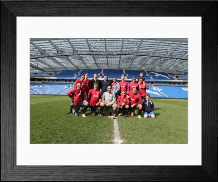 Framed Print : Brighton & Hove Albion: Play on the Pitch - A 2015 Match at American Express Community Stadium Framed Print : Brighton & Hove Albion: Play on the Pitch - A 2015 Match at American Express Community Stadium