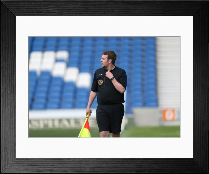Framed Print : Play on the Pitch: Brighton & Hove Albion vs. (Opponent), 28 April 2015 Framed Print : Play on the Pitch: Brighton & Hove Albion vs. (Opponent), 28 April 2015
